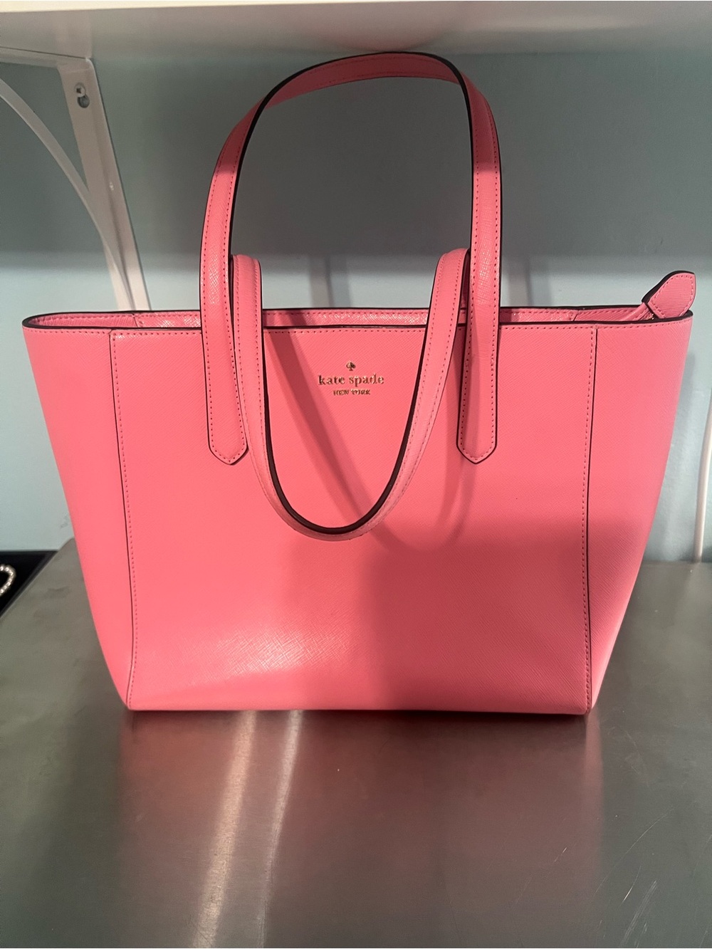 kate spade Pink Structured Leather Tote